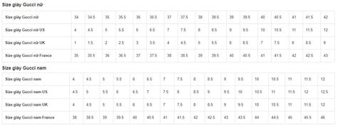 gucci menseuopean shoe sizes|gucci leather slide size chart.